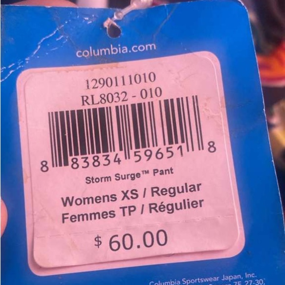NWT Columbia Women's Storm Surge Pants Size XS - Picture 5 of 5